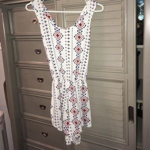 Rue 21 Romper ( red white and blue )