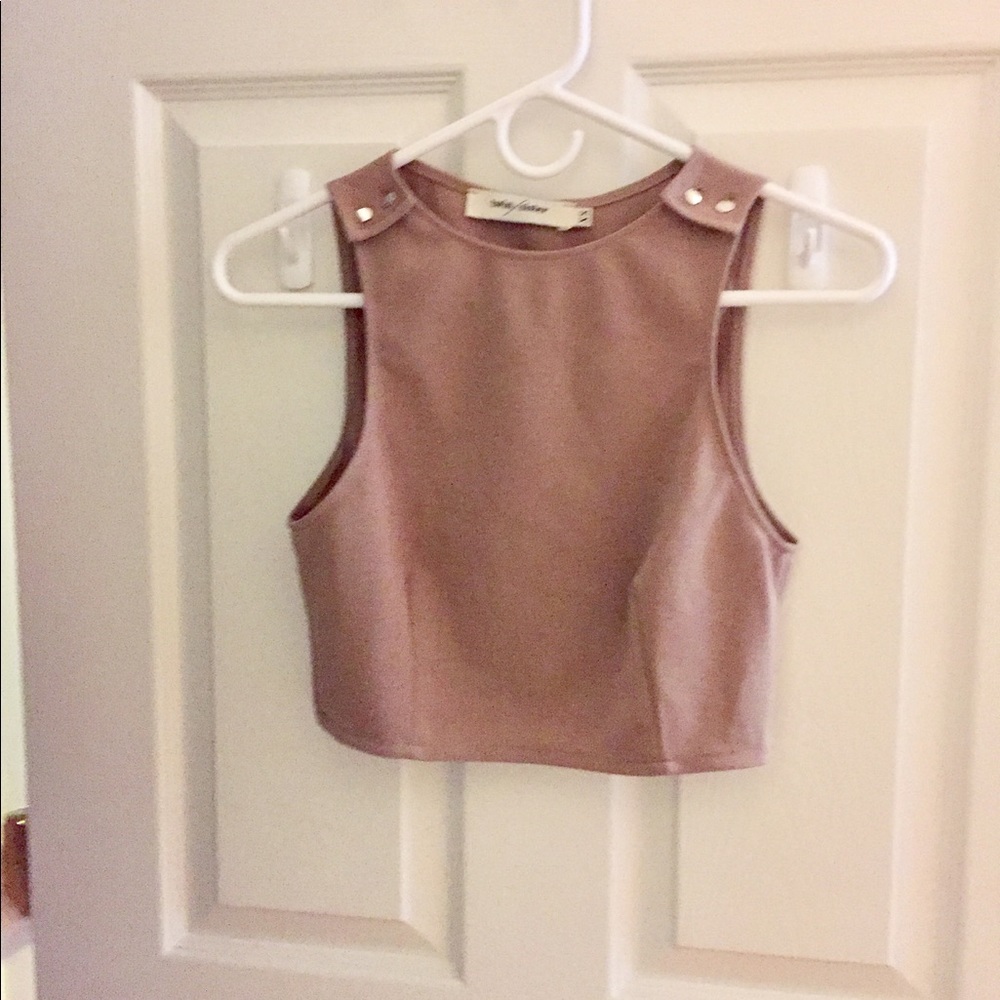 Brown Crop Top