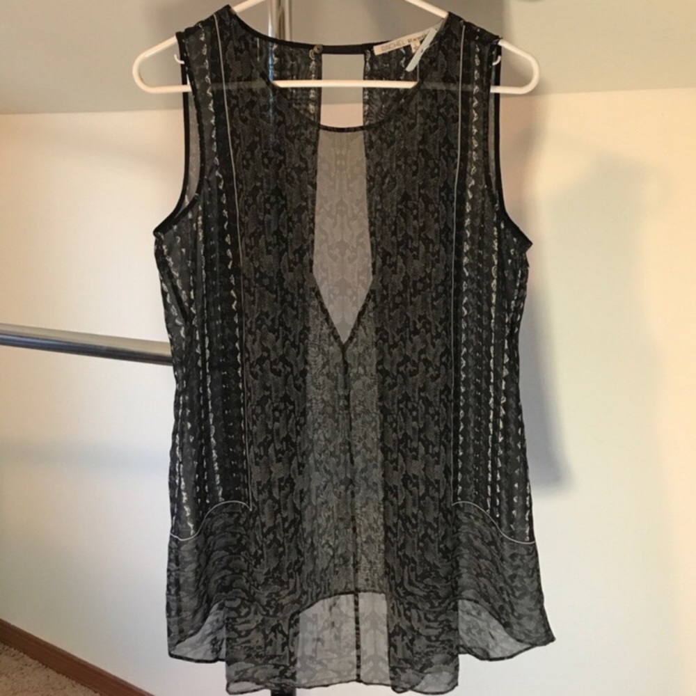 Rachel Roy Sheer tank Top - NWT