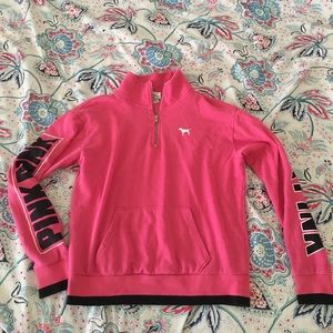 VS Pink Quarter Zip