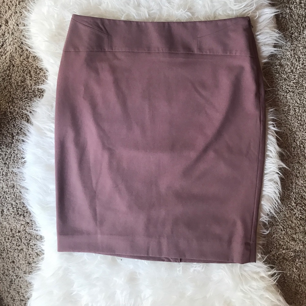 Mauve Pencil Skirt