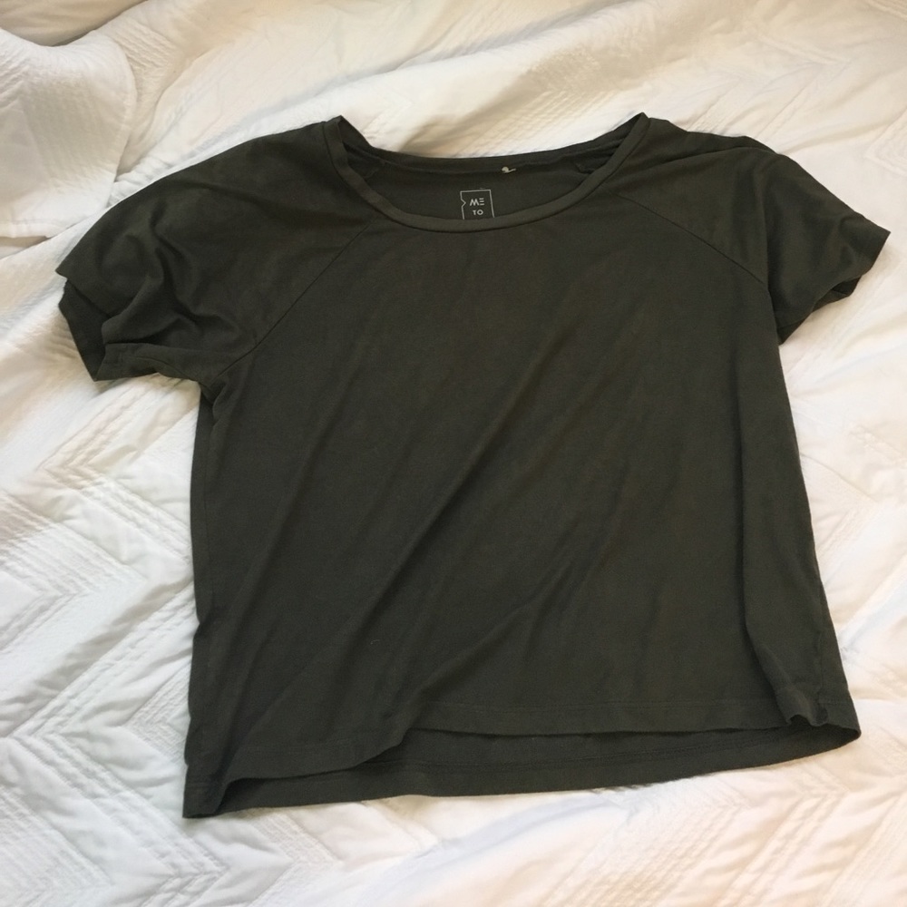 Army green t-shirt