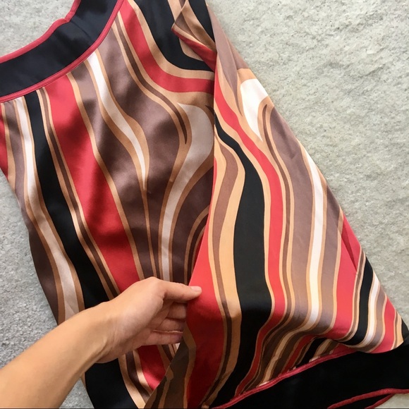 Bebe Silk One-Shoulder Dress with sash - Picture 5 of 7