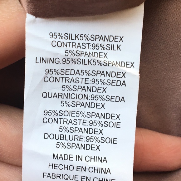 Bebe Silk One-Shoulder Dress with sash - Picture 7 of 7