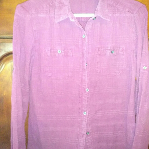 Ladies Eddie Bauer Long Sleeve Shirt - Picture 1 of 4