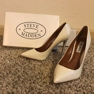 Steve Madden proto white leather size 7