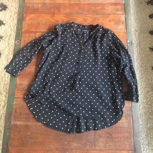 Madewell Polka Dot blouse