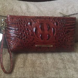 Brahmin Pecan Melbourne Kayla Wristlet