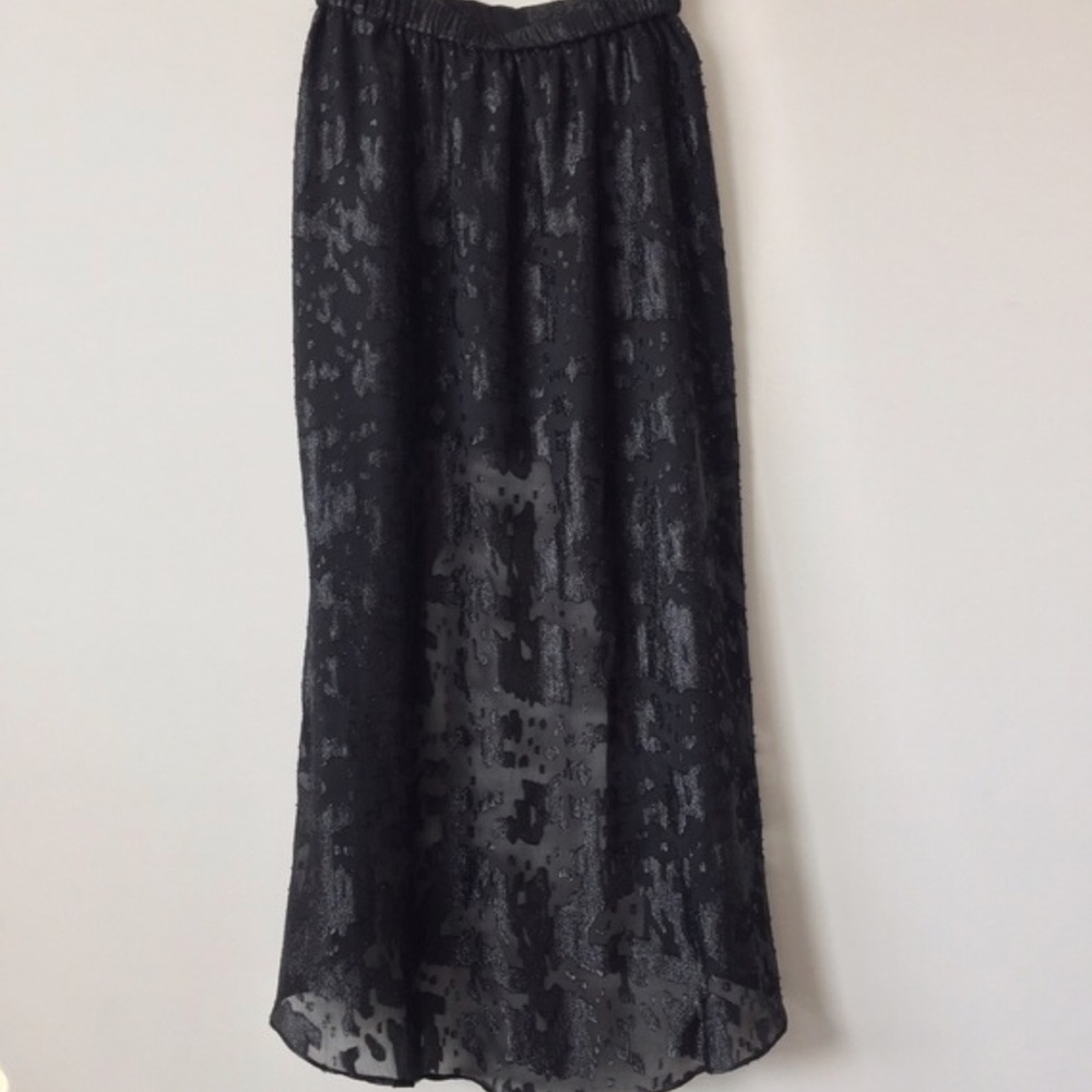 BCBGeneration high low tulip skirt with overlay