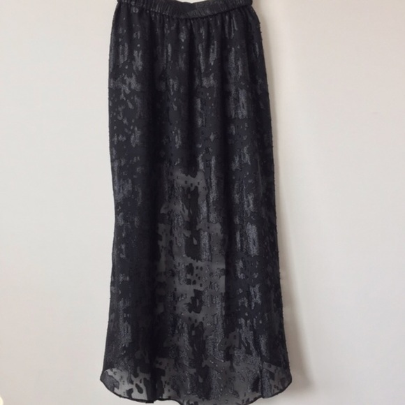BCBGeneration high low tulip skirt with overlay - Picture 1 of 6