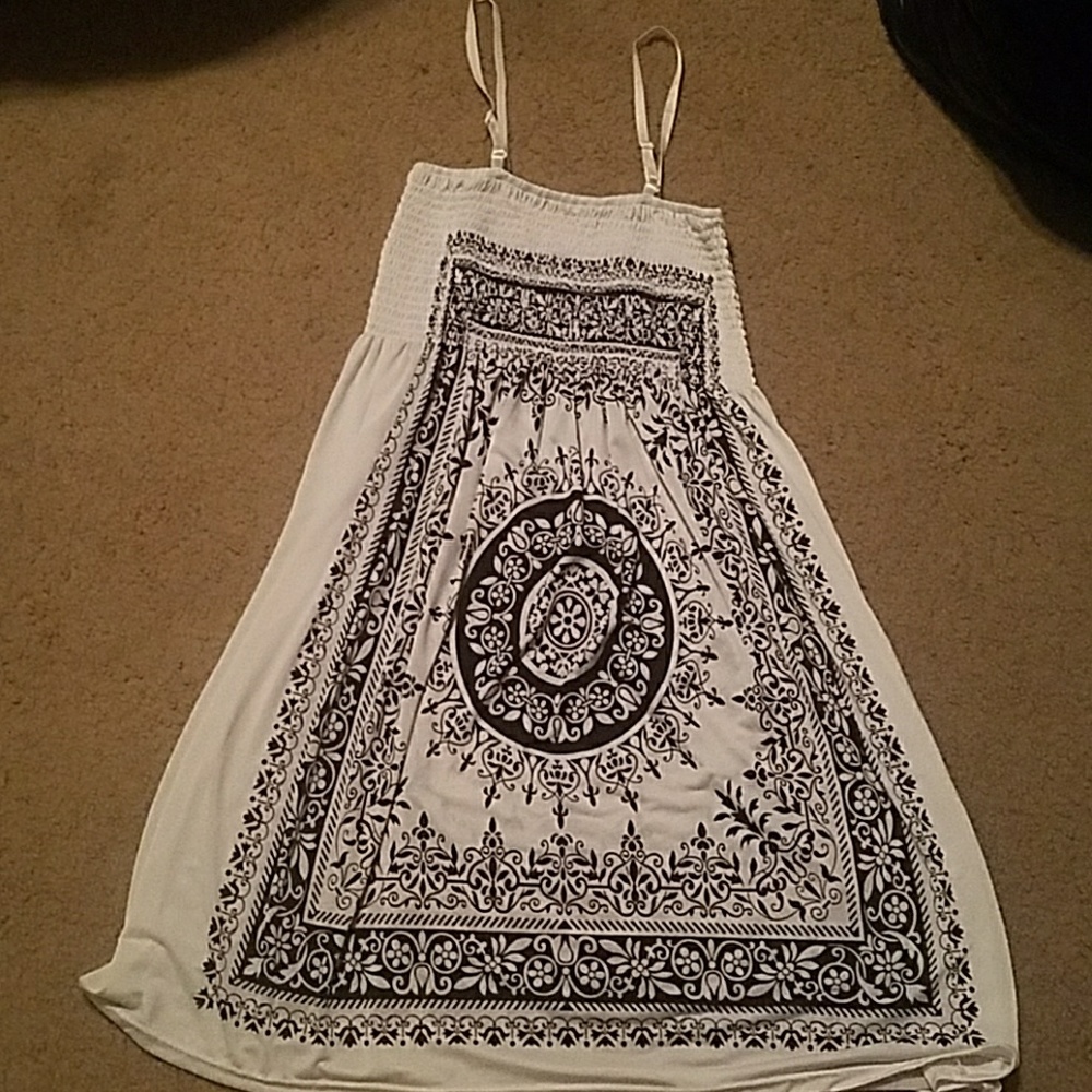 Black and white sundress