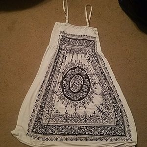 Black and white sundress