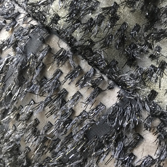 Fit and Flare Metallic Fringe Dress - Picture 4 of 5