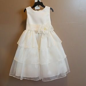 Ivory Three layered Dress
