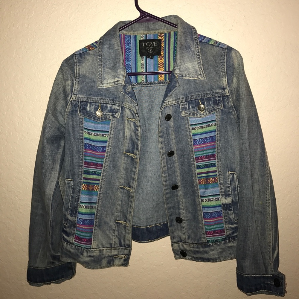 Colorful Jean jacket