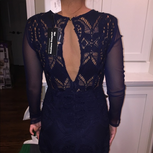 LACE BODYCON DRESS - Picture 8 of 8