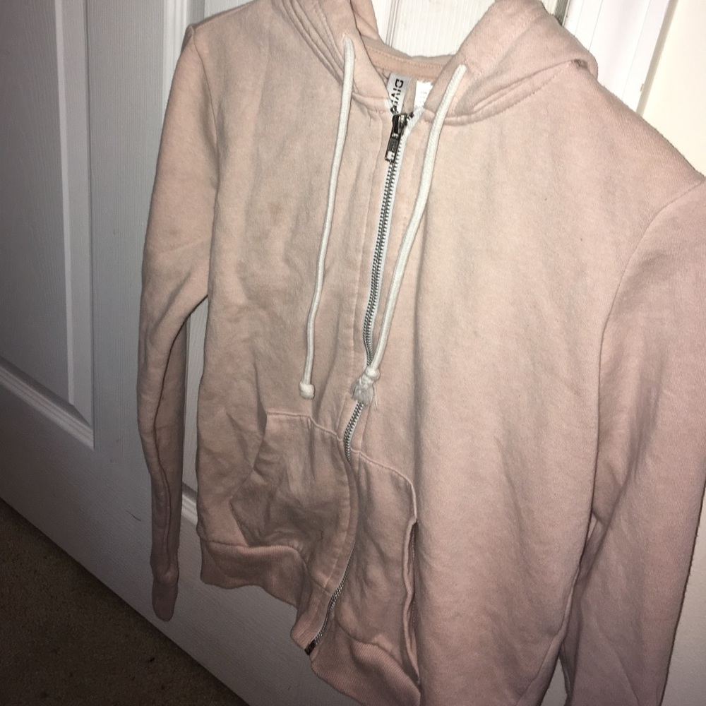 rose pink hoodie