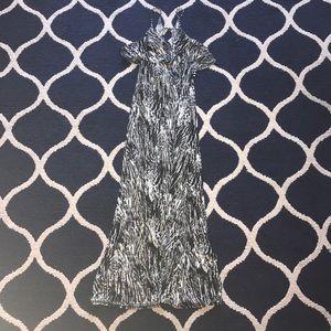 NWT Black and white super soft maxi dress