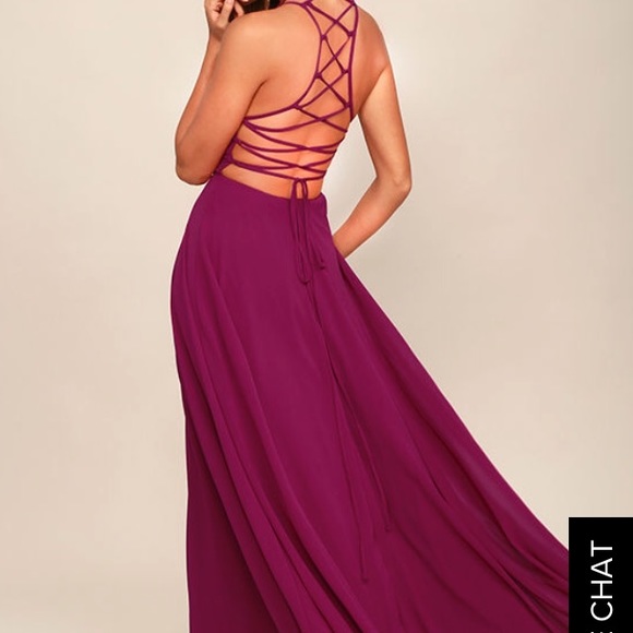 Lulu's Magneta Maxi Dress - Picture 3 of 7