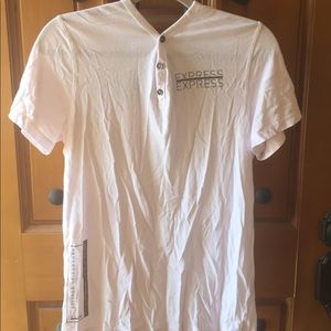 Express White w Pink Fade