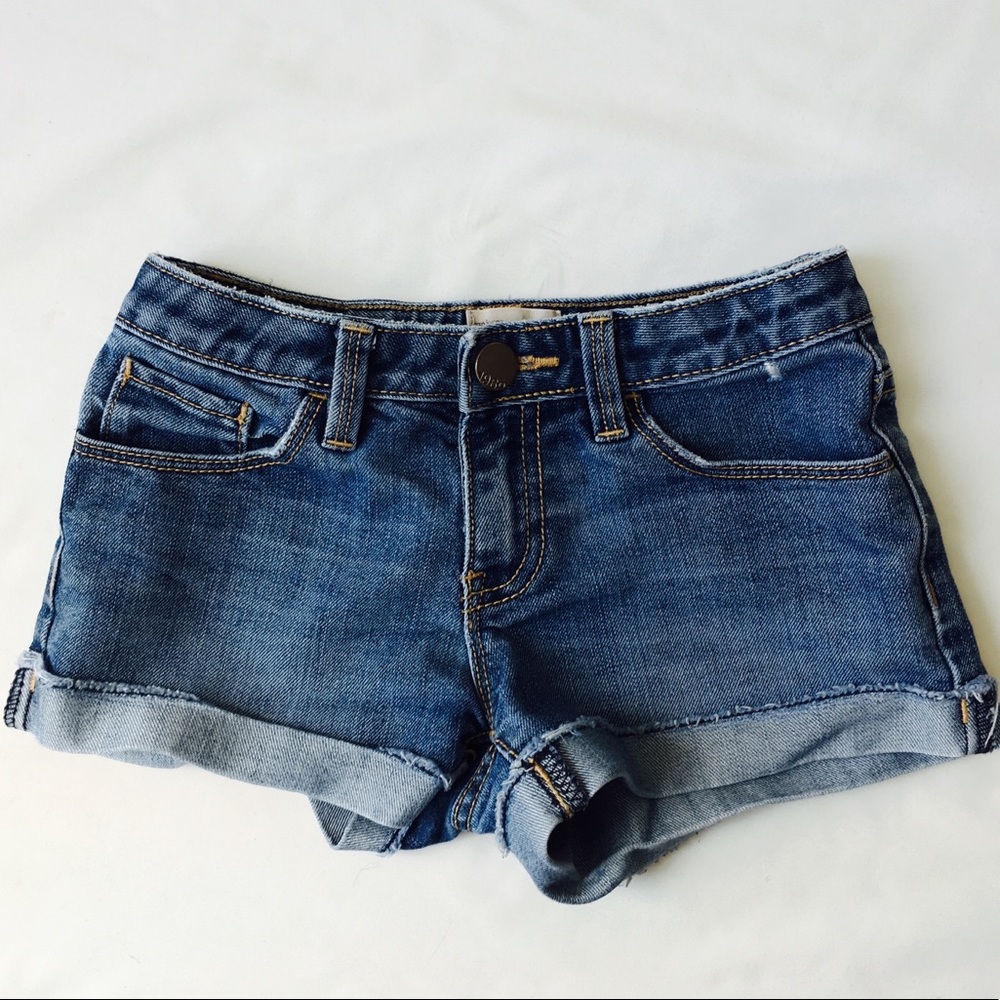 GIRLS GAPKIDS DENIM SHORTS, SZ 10