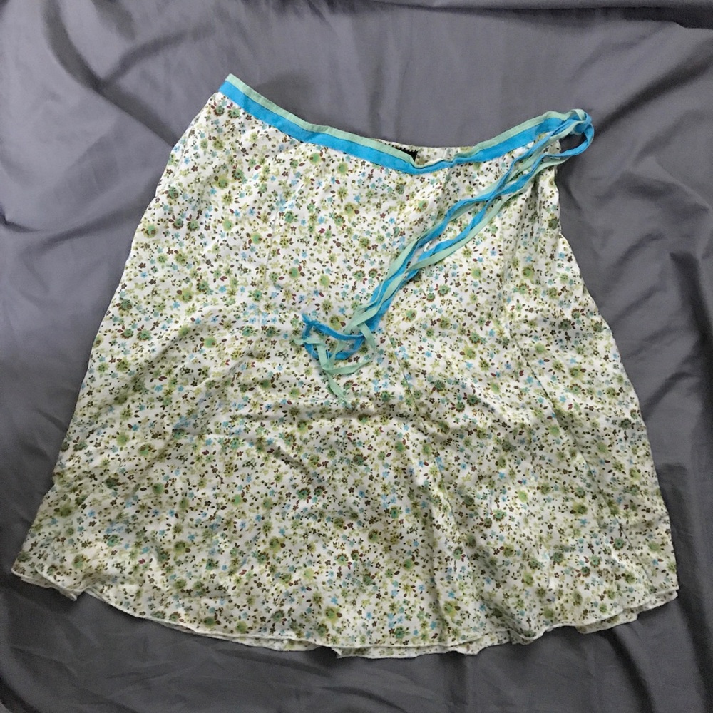 Blue and Green Skirt