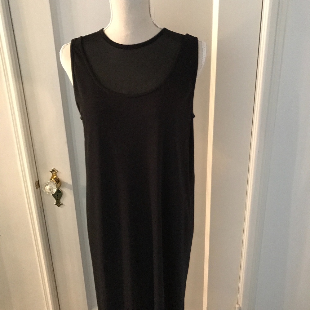 DKNY Black Midi Dress