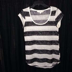 Black and white striped t-shirt