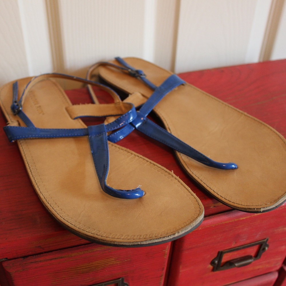 Blue Sandals