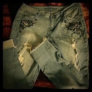 Distressed Rampage Jeans