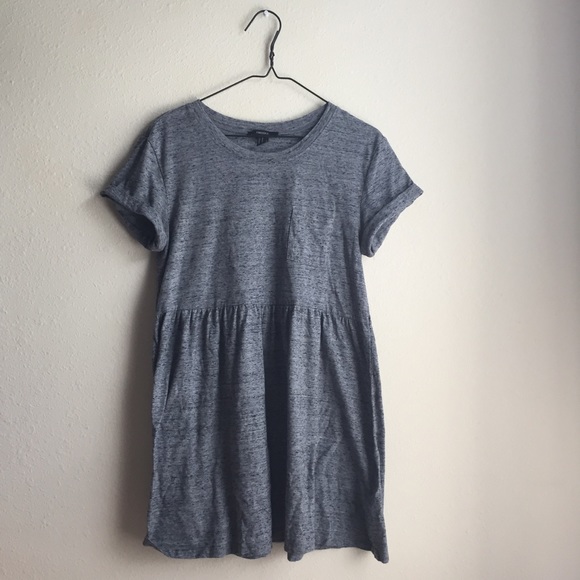 Forever 21 Dresses & Skirts - SOLD! F21 Gray Baby Doll Dress