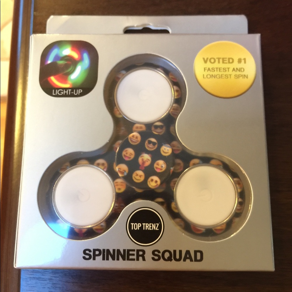 Emoji Light Up Fidget Spinner