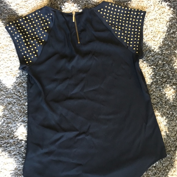 Express • Black Top with Stud Detail - Picture 2 of 4
