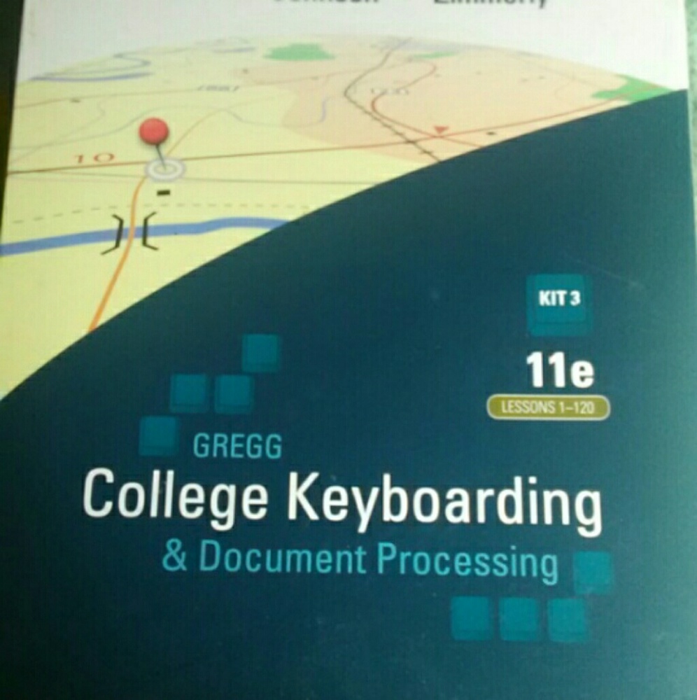 College keyboarding book