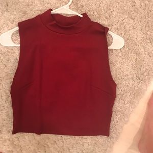Forever 21 Mock neck Crop top NWT