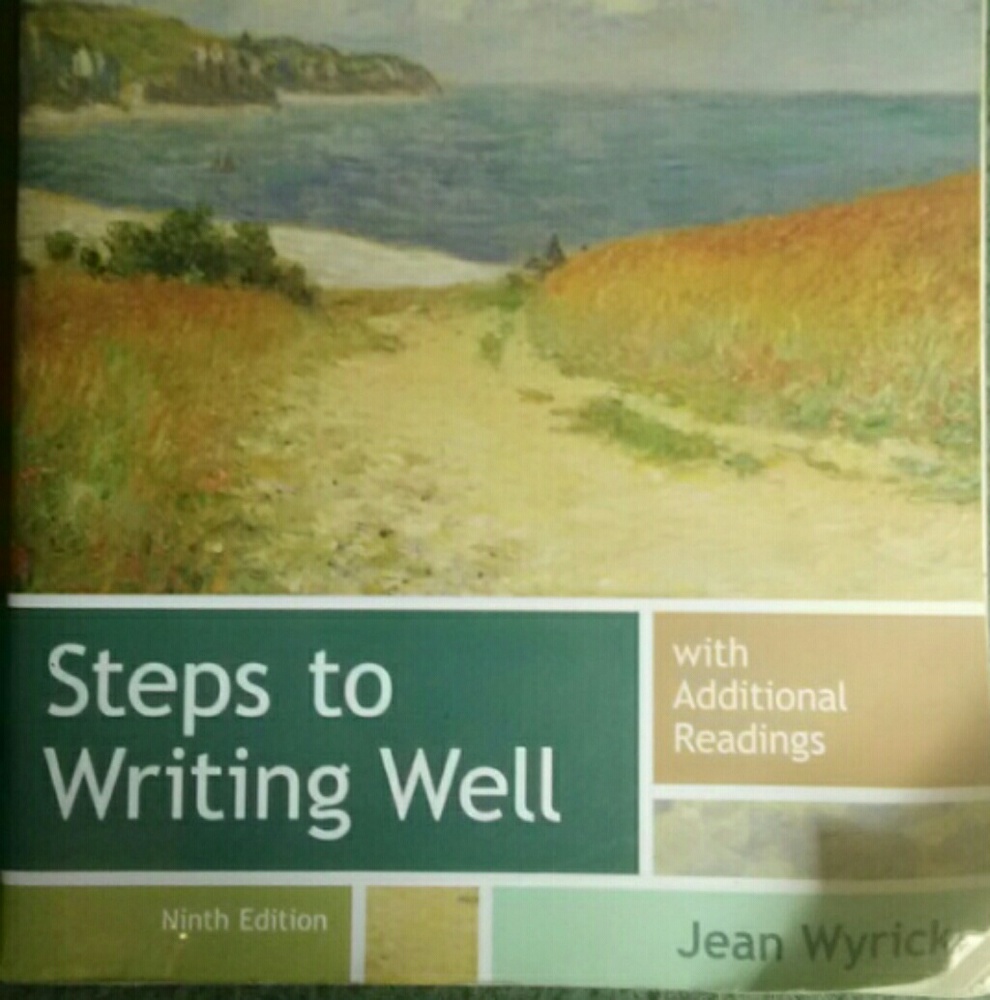 Steps to writing well English book