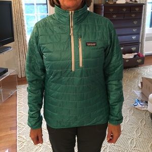 Patagonia puffer quarter zip jacket