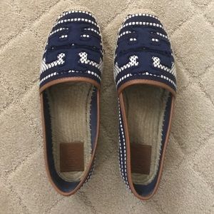 Tory Butch espadrilles. Size 10.5. Worn twice.