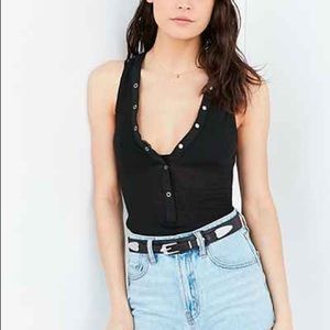 Urban Outfitters Ribbed Sleeveless Top
