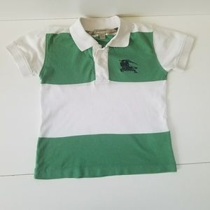 Boys Burberry Polo Style Shirt Authentic sz 6