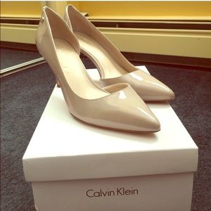 Calvin Klein Nude Pumps! Size 7; Great condition!