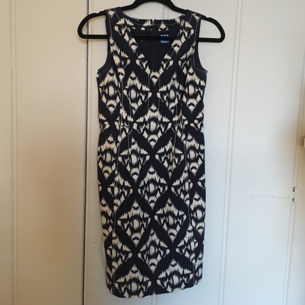 Talbots Blue and White Dress