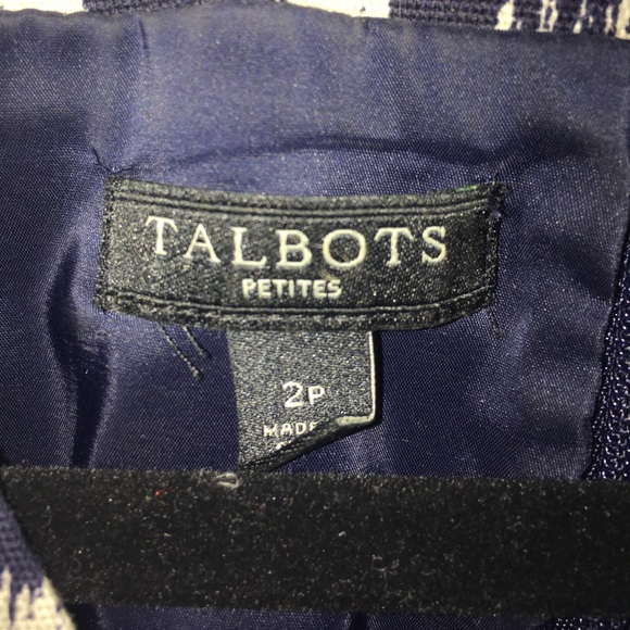 Talbots Blue and White Dress - Picture 2 of 5