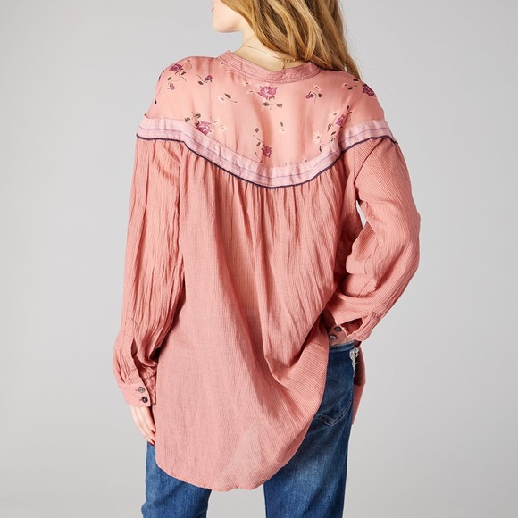 Free People Hearts and Colors Shirt - Picture 3 of 8