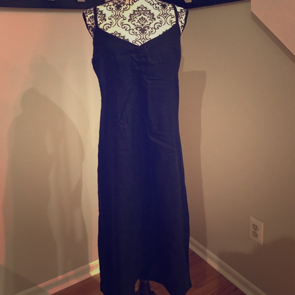 Woman's black dress