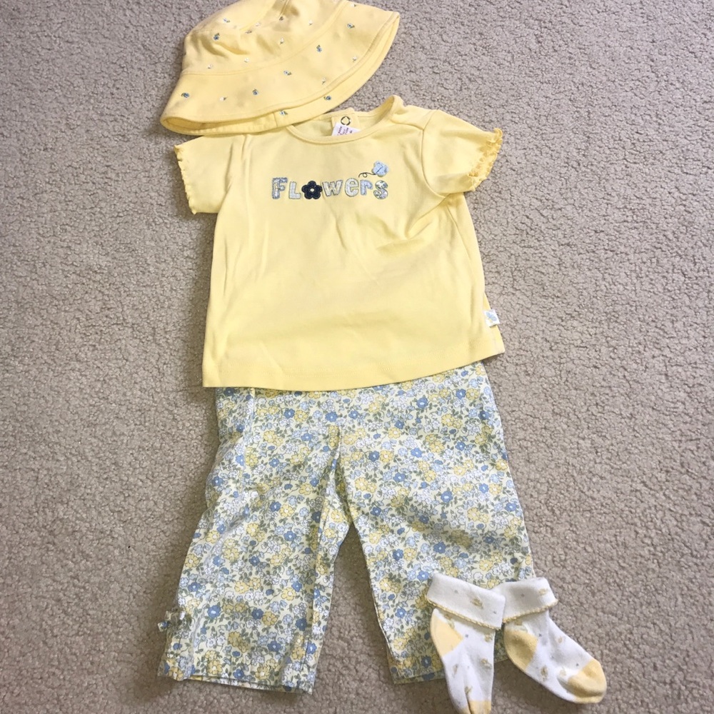 Gymboree yellow flower outfit