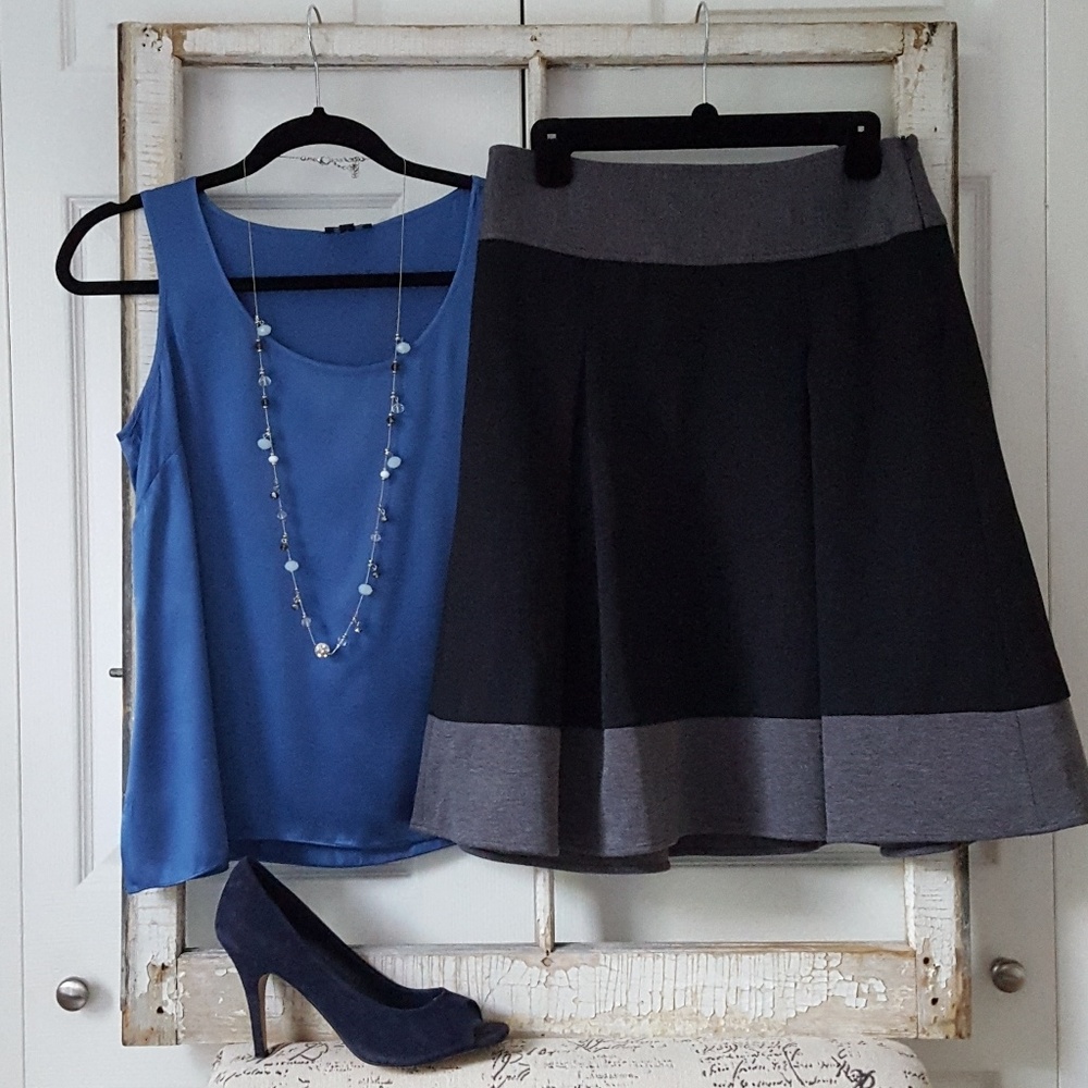 Classic Pleated A-Line Skirt