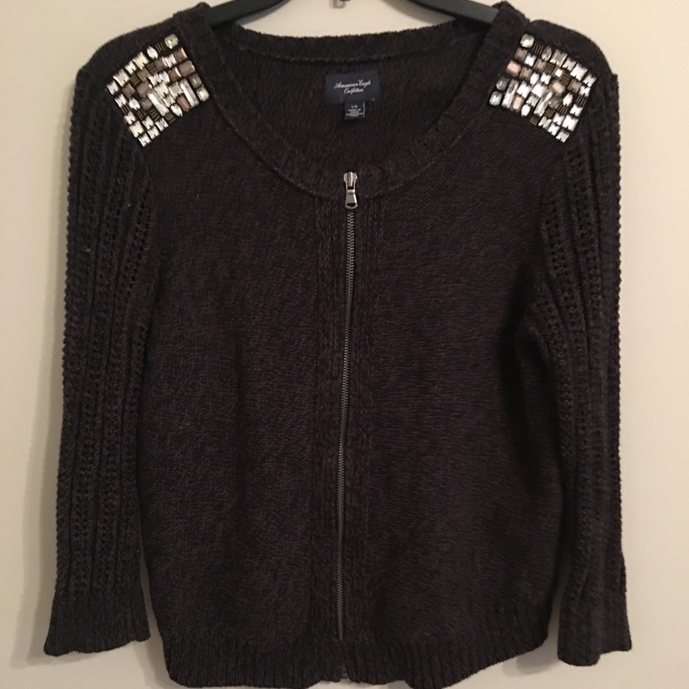Sweater with gems