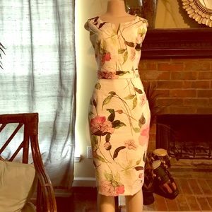 Sleeveless Floral Dress