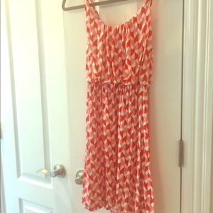 Women's Orange Sleeveless Dress